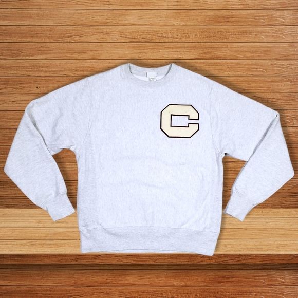 Champion Other - CHAMPION REVERSE WEAVE EMBROIDERED LOGO CREWNECK